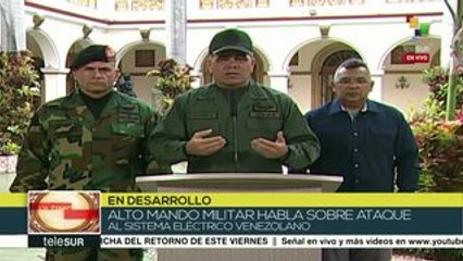 Padrino: Toda Venezuela debe rechazar agresiones a la patria
