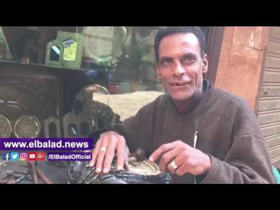 صدى البلد | فن النقش على النحاس بالمعز