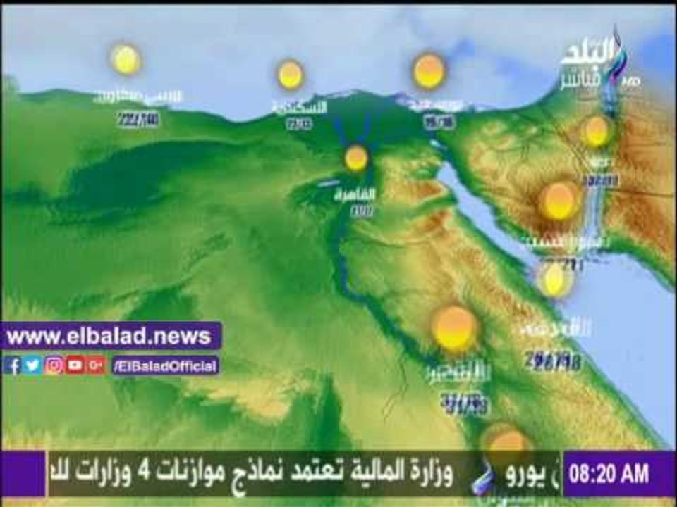 صدى البلد |درجات الحرارة المتوقعة بالقاهرة والمحافظات من «صباح البلد»