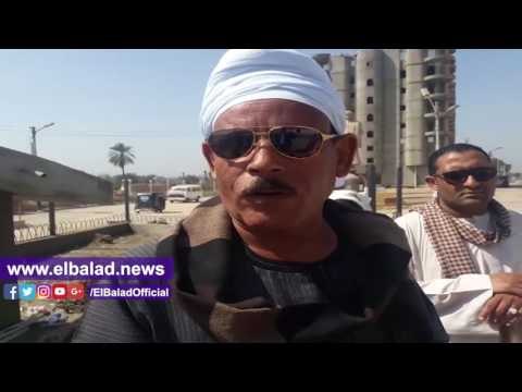 صدى البلد | الأهالى يجملون مدخل مدينة طهطا بسوهاج بالجهود الذاتية