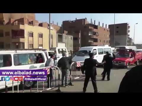 صدى البلد |مدير أمن الجيزة يتفقد كمين صفط اللبن وكلاب بوليسية لفحص السيارات
