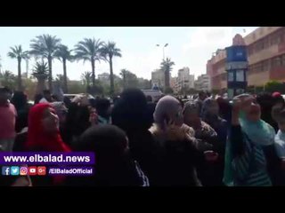 صدى البلد | وقفة احتجاجيه لمتضررى الاسكان الاجتماعى ببورسعيد