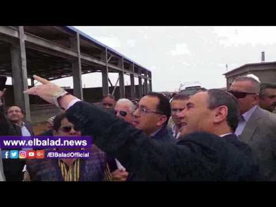 صدى البلد |  وزير الاسكان يتفقد مشروعات عدد من تنموية بجنوب سيناء