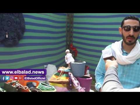 صدى البلد | مشغولات هاند ميد بمعرض زهور الربيع تثير إعجاب المشاركين