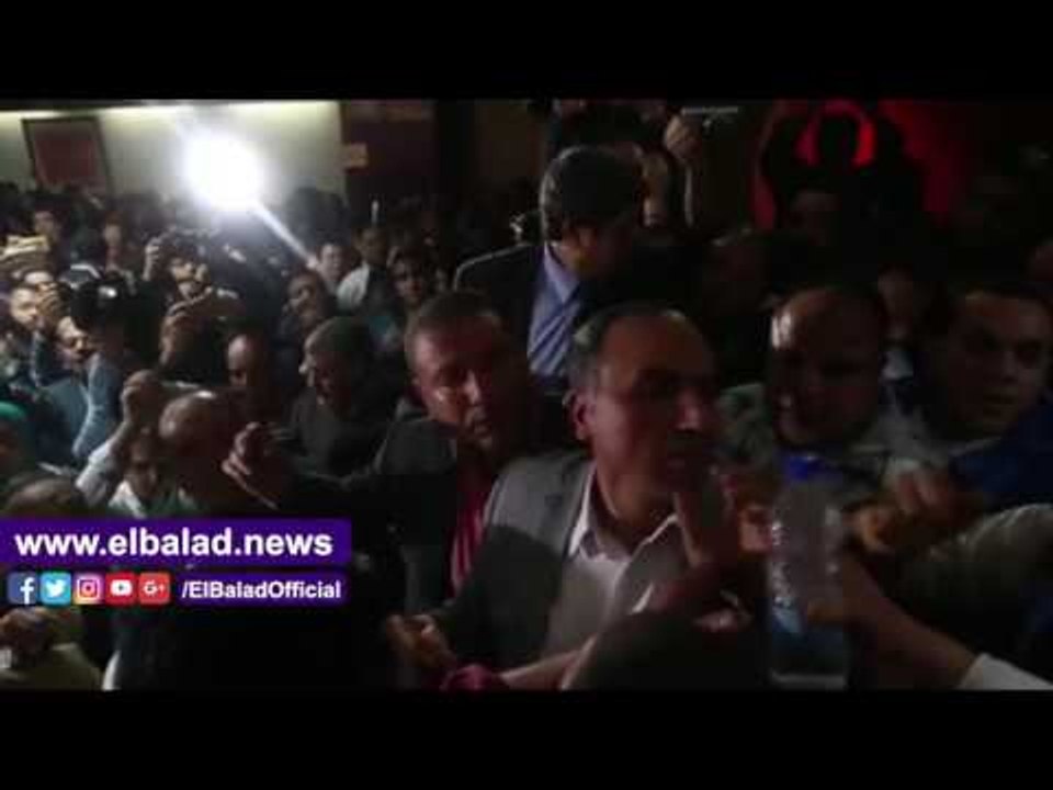 صدى البلد | لحظة إعلان عبد المحسن سلامة نقيبًا الصحفيين