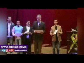 صدى البلد |  خلال استفتاء المحافظة في العيد الوطني .. " أيمن جلال "بطل العالم في الكونغ فو