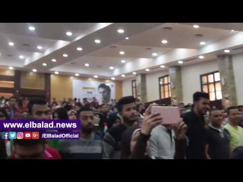 صدى البلد | عمرو مصطفى يطالب طلاب تجارة عين شمس بالوقوف حدادا على ضحايا الأحد