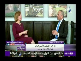 صدى البلد |دينا راضى: المؤسسة العسكرية تتدخل فى انجاح الإقتصاد فى أى دولة فى العالم