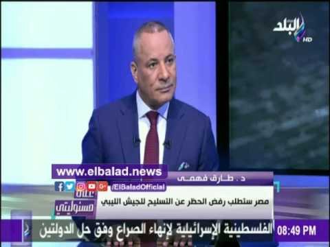 صدى البلد | أستاذ علوم سياسية: ملف تسليح الجيش الليبي سيتصدر لقاء السيسي وترامب