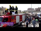 صدى البلد | محافظ بني سويف والمستشار العسكري يتقدمون مشيعي جنازة الشهيد مجند 
