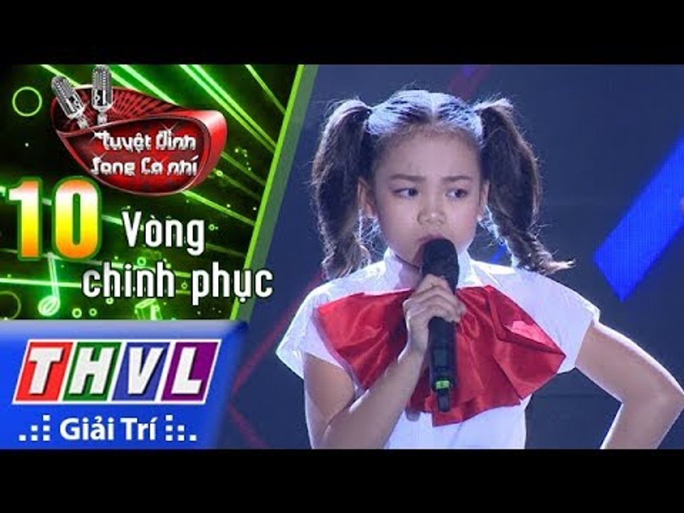 THVL | Tuyệt đỉnh song ca nhí Mùa 2 – Tập 10[3]: Bé Mắt Nhung - Nguyễn Ngọc Châu Linh