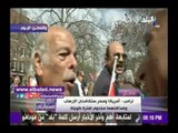 صدى البلد | مصري مسن يبكي أمام البيت الأبيض أثناء دعمه للرئيس السيسي