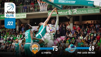 Jeep® ÉLITE : Le Portel vs Pau-Lacq-Orthez (J22)