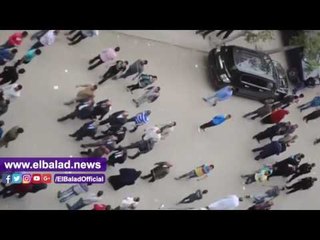 صدى البلد | لحظة وصول فريق النيابة العامة إلى موقع تفجير كنيسة مارجرجس بطنطا