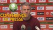 Conférence de presse AS Nancy Lorraine - FC Lorient (3-2) : Alain PERRIN (ASNL) - Mickaël LANDREAU (FCL) - 2018/2019