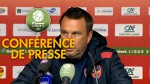 Conférence de presse US Orléans - Gazélec FC Ajaccio (2-2) : Didier OLLE-NICOLLE (USO) - Hervé DELLA MAGGIORE (GFCA) - 2018/2019