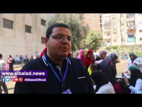 صدى البلد | إقبال كبير على التطعيم ضد شلل الاطفال بالجيزة