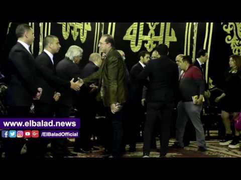 صدى البلد | نجوم الفن والمشاهير يشاركون في عزاء والدة بوسي شلبي بعمر مكرم