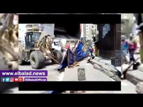 صدى البلد | حملة لتطهير الحي العاشر بمدينة نصر من الإشغالات