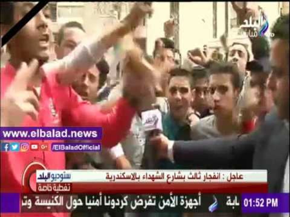 صدى البلد |مواطنون أمام كنيسة مارجرجس: "مسلم ومسيحي إيد واحدة"