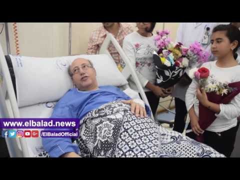 صدى البلد | أحد مصابى كنيسة مارجرجس: الإرهابي خسر آخرته ومحدش هيفرقنا