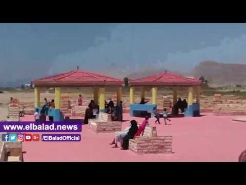 صدى البلد | خروج المواطنين بطور سيناء للشواطئ وساحات العلم فى عيد الربيع