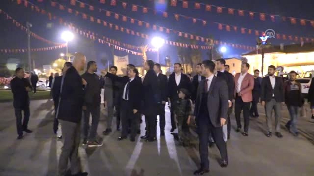 AK Parti Sözcüsü Çelik, Miting Alanında İncelemelerde Bulundu