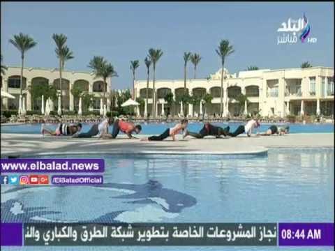 صدى البلد |تمارين رياضية صباحية لشد عضلات الذراعين على «صباح البلد»