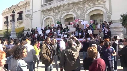 Buteflika'nın 5. Dönem Adaylığına Karşı Gösteri Düzenlendi - Tunus