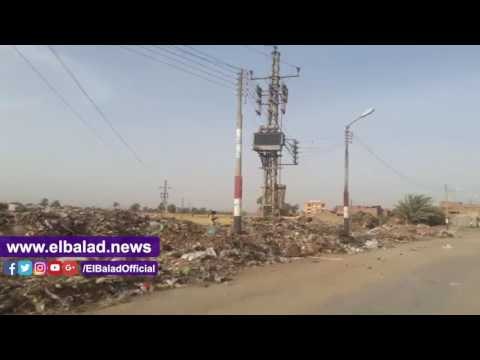 صدى البلد | كارثة بيئية تحاصر قرية أولاد الشيخ بسوهاج بسبب مقلب القمامة