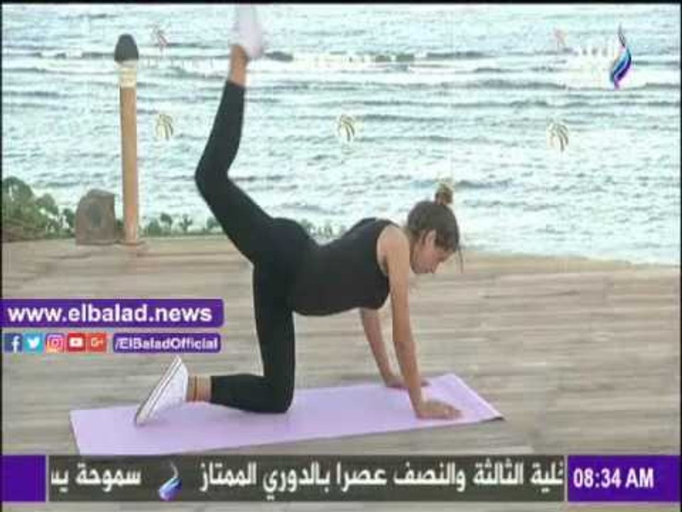 صدى البلد |تدريبات رياضية للحصول على جسم رشيق على « صباح البلد »