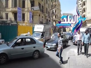 صدى البلد | زحام شديد بشارع 26 يوليو لاجراء أعمال حفر الخط ال3 للمترو