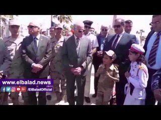 صدى البلد | اطفال" سيناء" يرتدون الزى العسكرى ويغنوا لجيش مصر فى عيد" تحرير سيناء"