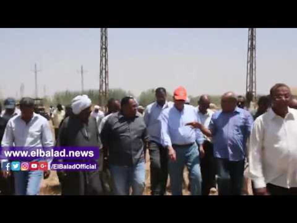 صدى البلد | أسوان تحصد القمح.. والمحافظ يحتفل بمشروع "وادى النقرى"..