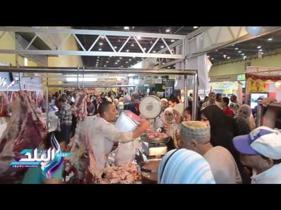 صدى البلد | إقبال كثيف من المواطنين بمعرض أهلا رمضان