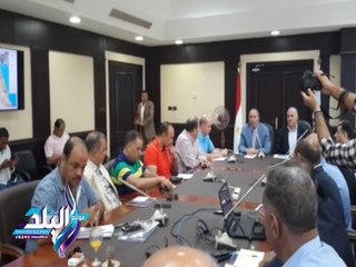 صدى البلد | وزير الري ومحافظ البحر الأحمر يستعرضان مشروعات الحماية من السيو