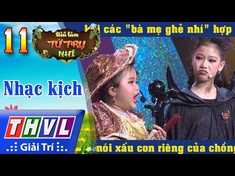 THVL | Tiếu lâm tứ trụ nhí Mùa 2: Khi các bà mẹ ghẻ nhí hợp sức nói xấu con riêng của chồng