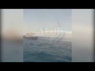 صدى البلد | إنقاذ 25 سائحا اندلع حريق بمركبهم بالغردقة
