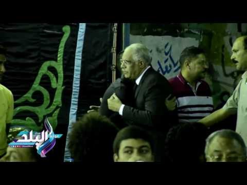 صدى البلد | العامري فاروق وأحمد فتحي وزكريا ناصف في عزاء شقيق حسام عاشور