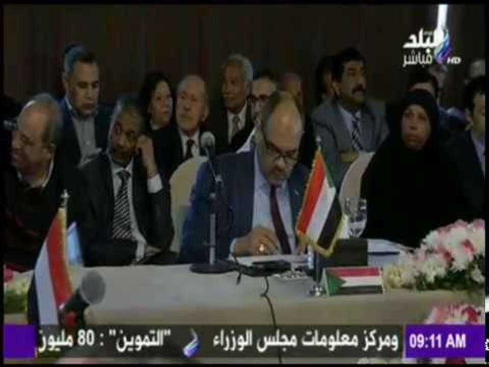صباح البلد - شاهد ما حدث في الجلسة الإفتتاحية لمجلس الوحدة الإقتصادية