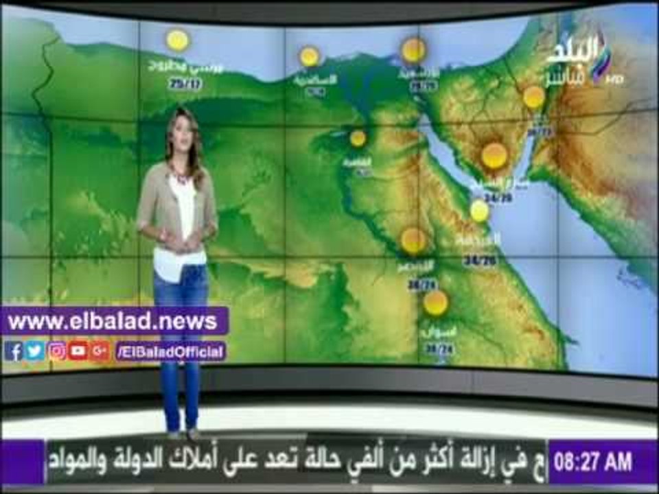 صدى البلد |درجات الحرارة المتوقعة بالقاهرة والم...