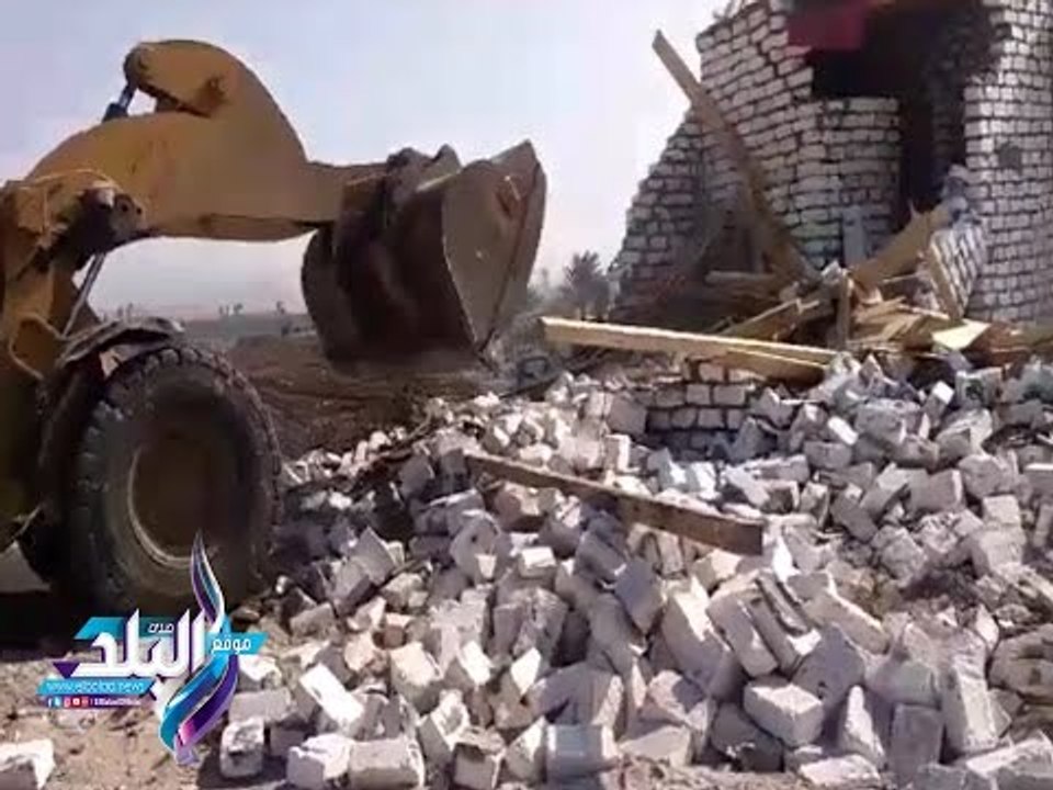 صدى البلد | إزالة تعديات على 35 فدانا من أملاك الدولة بالواسطي