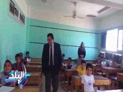 صدى البلد | عقل يتفقد امتحانات النقل بمدارس طور سيناء