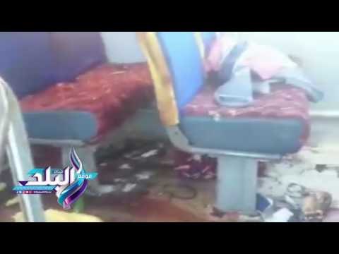 صدى البلد | فريق من نيابة بني سويف ينتقل لمعاينة موقع أتوبيس الأقباط بالمنيا