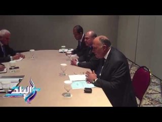 صدى البلد | وزير الخارجية يعقد جلسة مباحثات مع نظيرته البلغارية