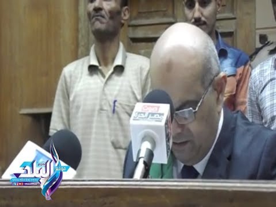 صدى البلد |  لحظة النطق بالاعدام على المتهم باغتصاب طفلة "البامبرز "