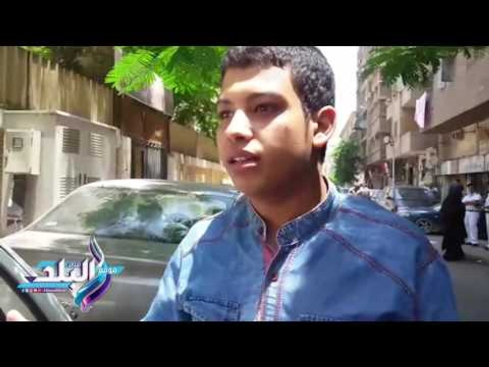 طلاب بالثانوية العامة بمدرسة العجوزة :" إمتحان الجبر من نماذج الوزارة زى ما الوزير وعدنا"