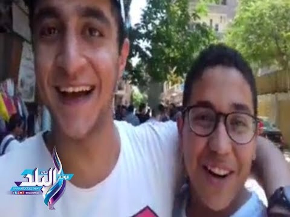 صدى البلد | طلاب الثانوية بالعاصمة عن الجيولوجيا " خرجنا بعد نص الوقت من سهولة الامتحان "