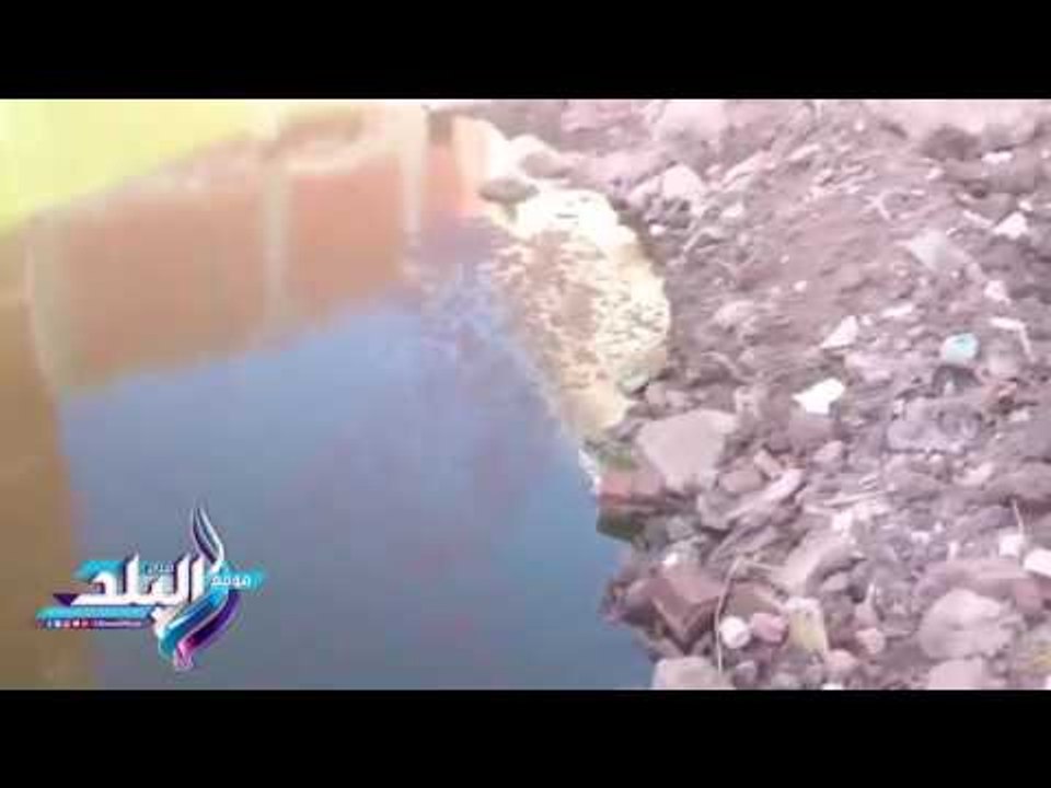 صدى البلد |  مياه المجاري تغرق منازل قرى الغربية