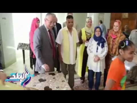 صدى البلد | محافظ المنيا يهنئ أطفال مؤسستي البنين والبنات بعيد الفطر